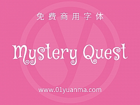 Mystery Quest 免费商用字体