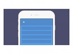 html5手机端动画展开收缩导航菜单特效