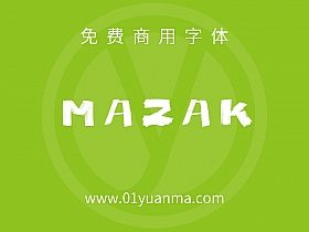 mazak 免费商用字体
