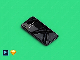 iPhonex Mockups苹果X手机样机源文件下载