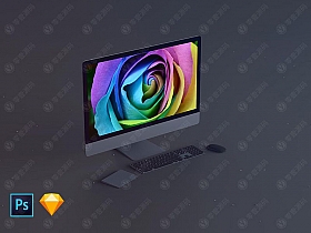 iMac Mockups 苹果一体机电脑样机