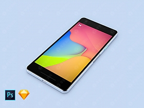 Google Pixel2蓝色样机多角度安卓手机模型素材