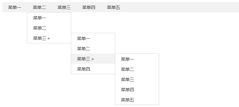 简单的jQuery无限级多级导航下拉菜单代码