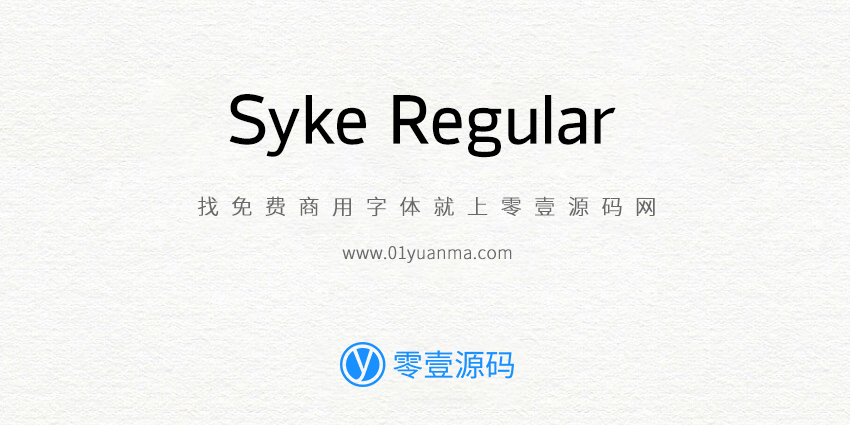 Syke Regular 免费商用字体