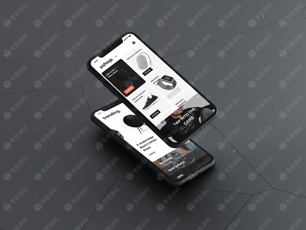 iPhone x Mockups苹果X组合样机模型下载