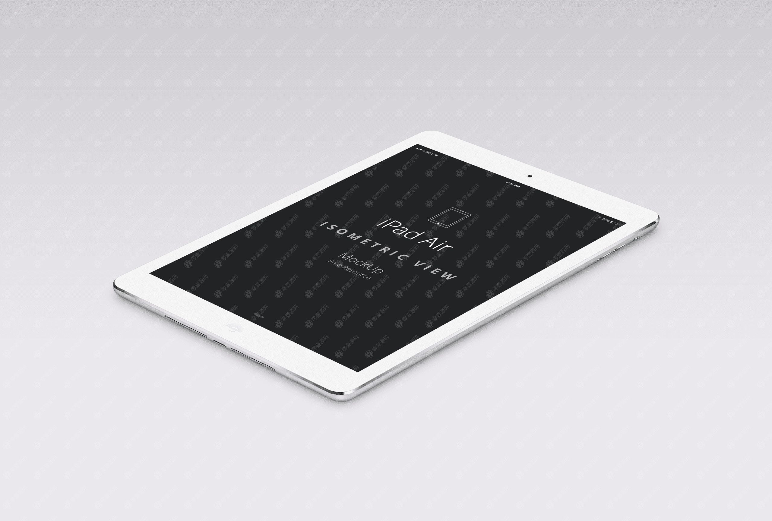 iPad Air Mockups样机模型PSD源文件下载