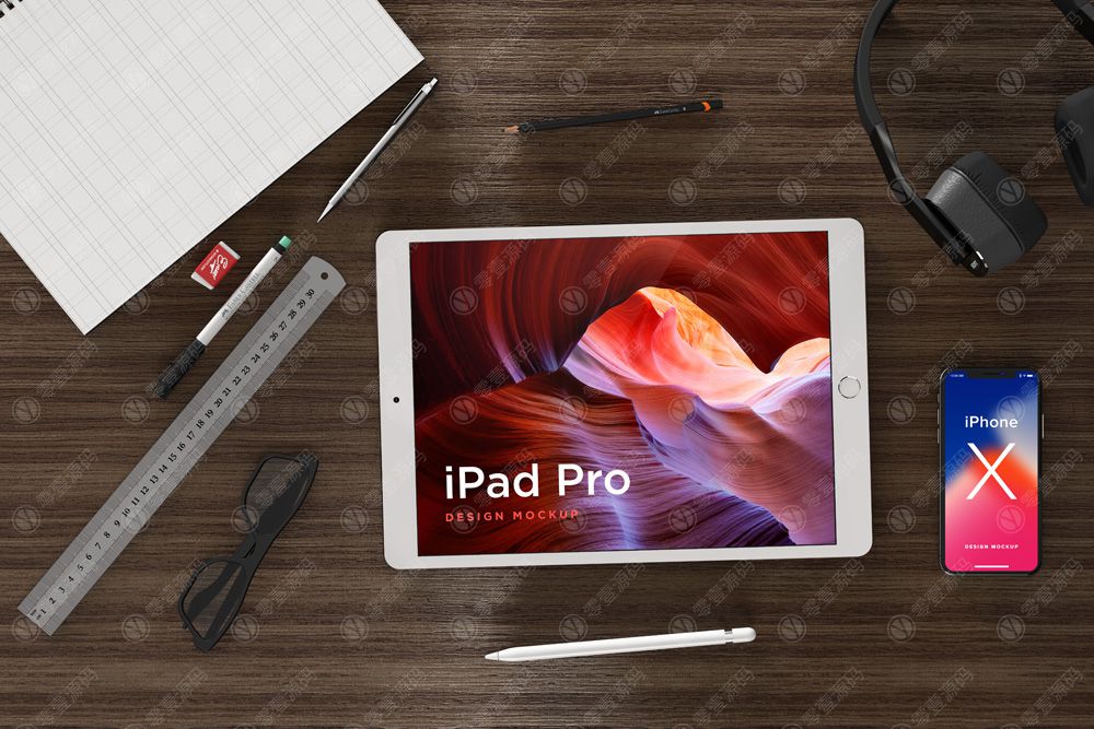 iPad Pro Mockups场景样机下载