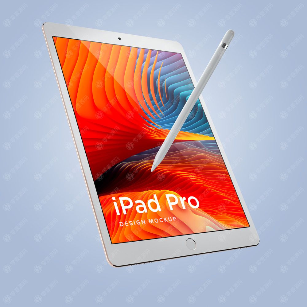 iPad Pro键盘样机模型素材psd源文件