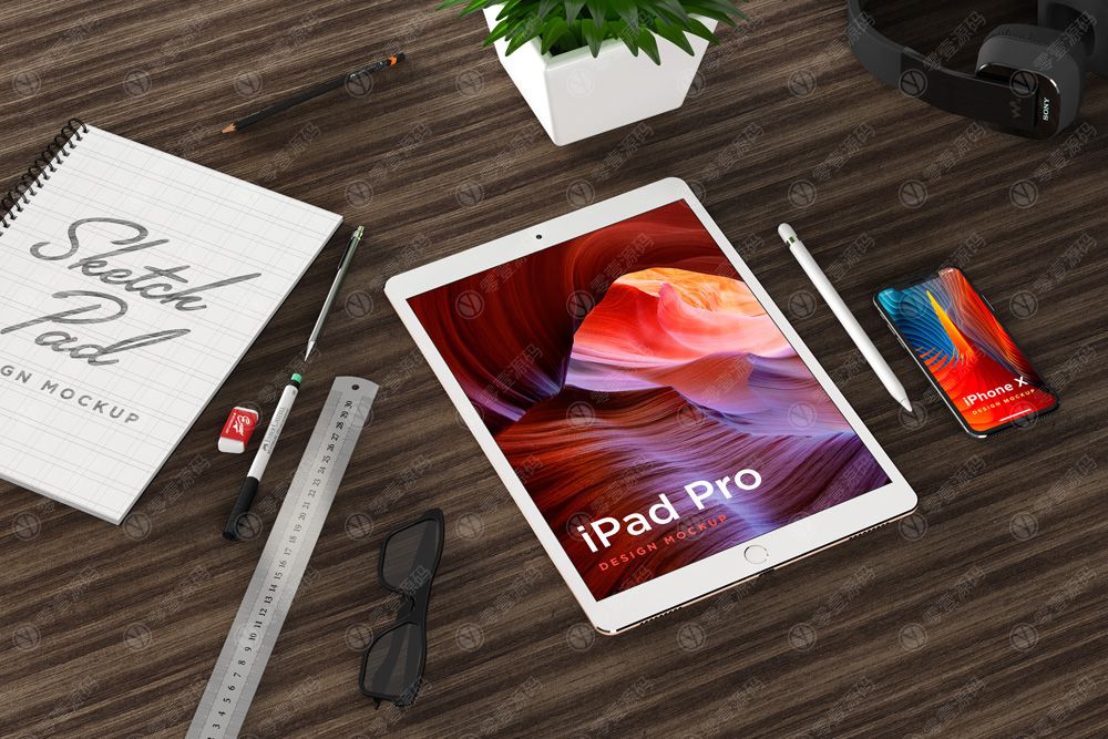 iPad Pro Mockups样机场景下载