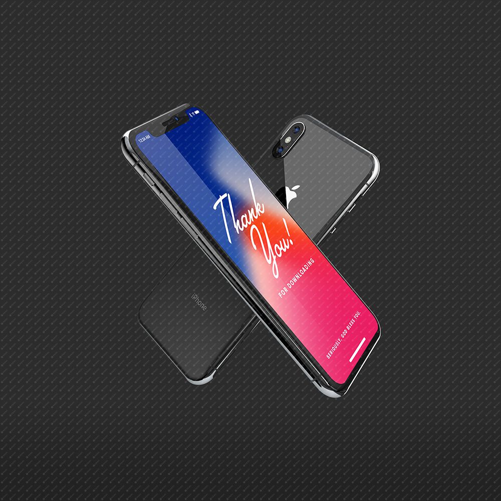 iPhone x Mockups苹果X样机组合手机样机模型素材psd源文件